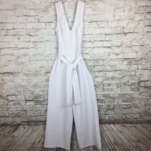 leith white jumpsuit